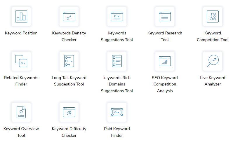 Small SEO tools keyword tools