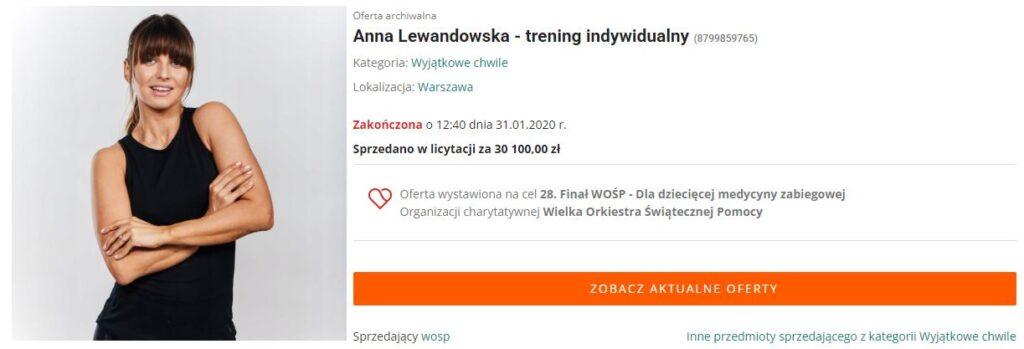 Trening z Anną Lewandowską